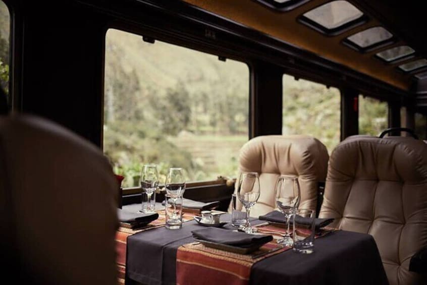 Luxury: First Class train to Machu Picchu