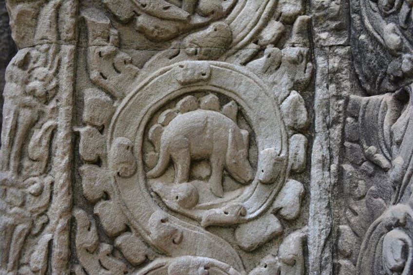 Carving at Ta Prohm