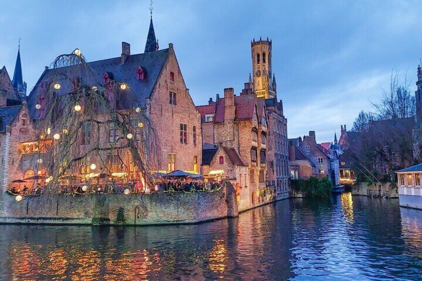 Evening Enchantment: Bruges Night Tour Featuring Beer & Chocolate