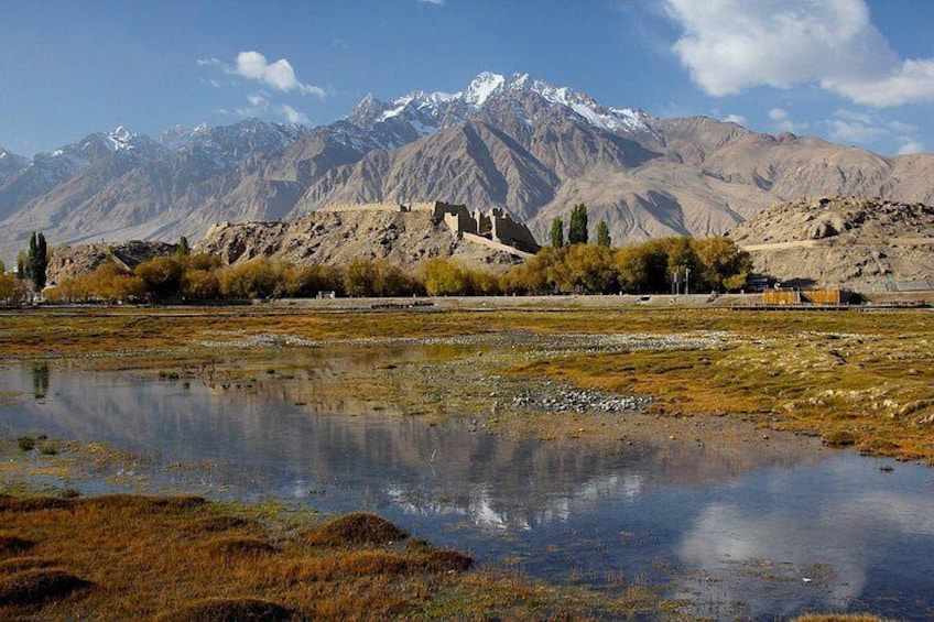 Pamir Grassland ,Stone forte in Tashkorgan