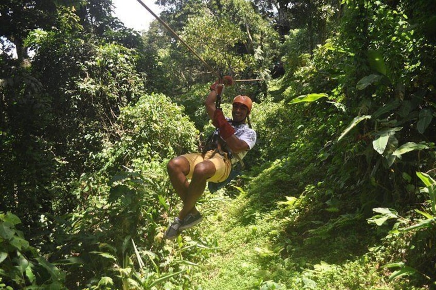 Zip Line La Carpintera. Half day Tour ZipLine+ Rappel +hiking 