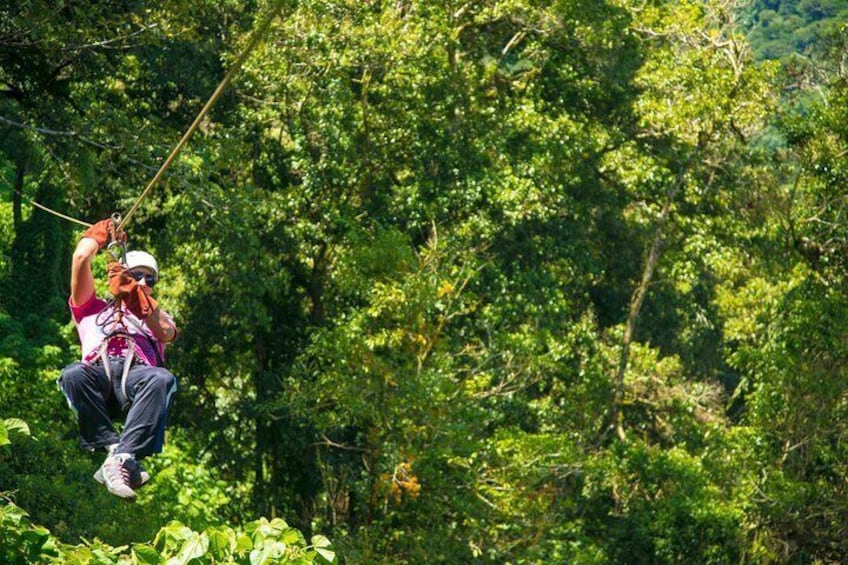 Zip Line La Carpintera. Half day Tour ZipLine+ Rappel +hiking