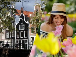 Combo Saver: Guided Amsterdam City Tour & Keukenhof Tour