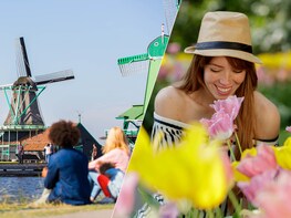 Combo Saver: Windmills, Marken, Volendam & Keukenhof Gardens Tour