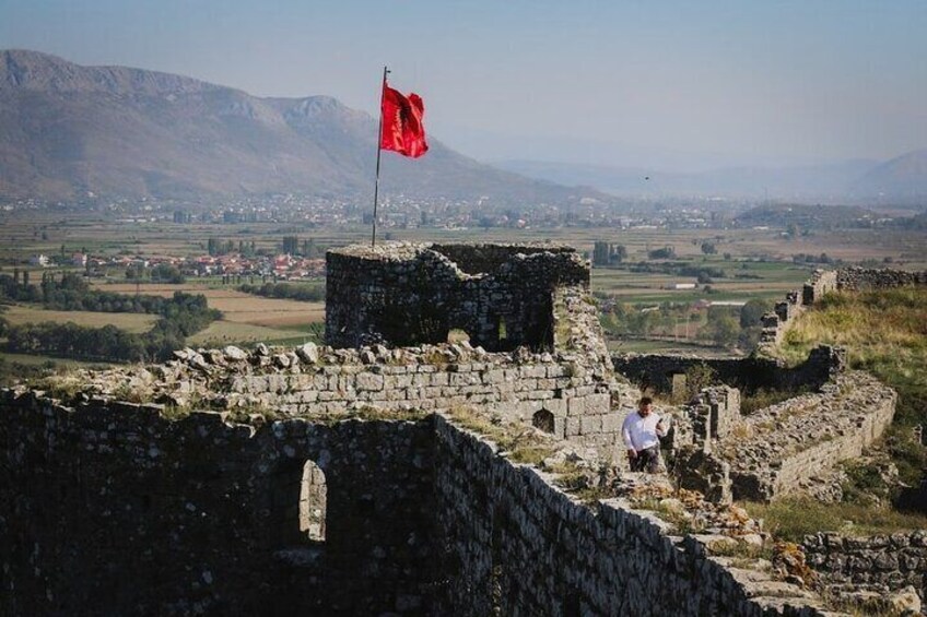 The fortress (Kalaja e Rozafes) in Shkoder