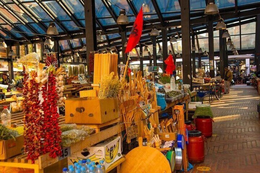 Local food experience & walking tour of Tirana