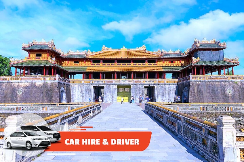 Car Hire & Driver: Full-day Hue Imperial City from Da Nang