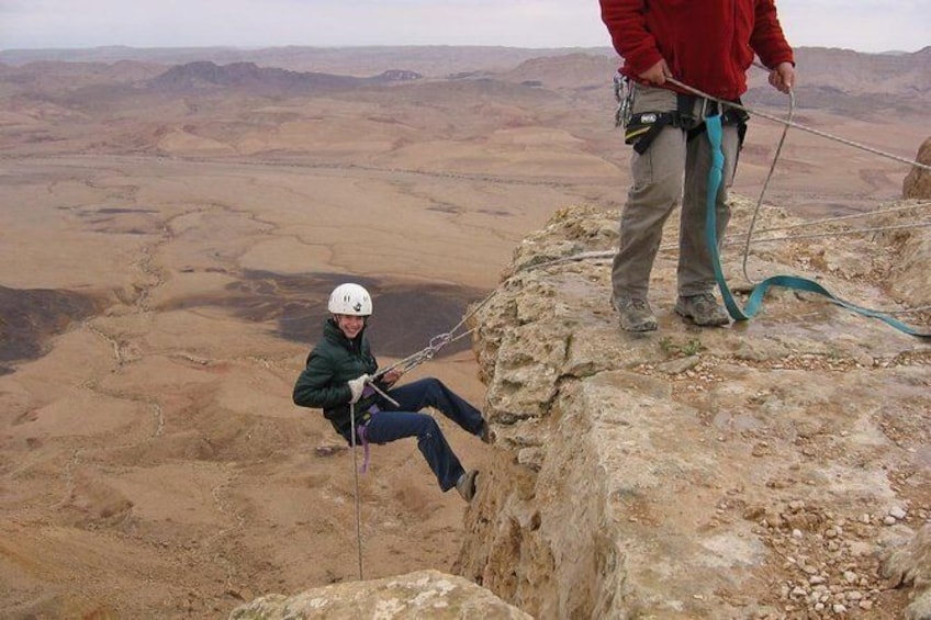 Show item 2 of 6. The Ramon Crater and rappelling package tour - an exciting combo tour.