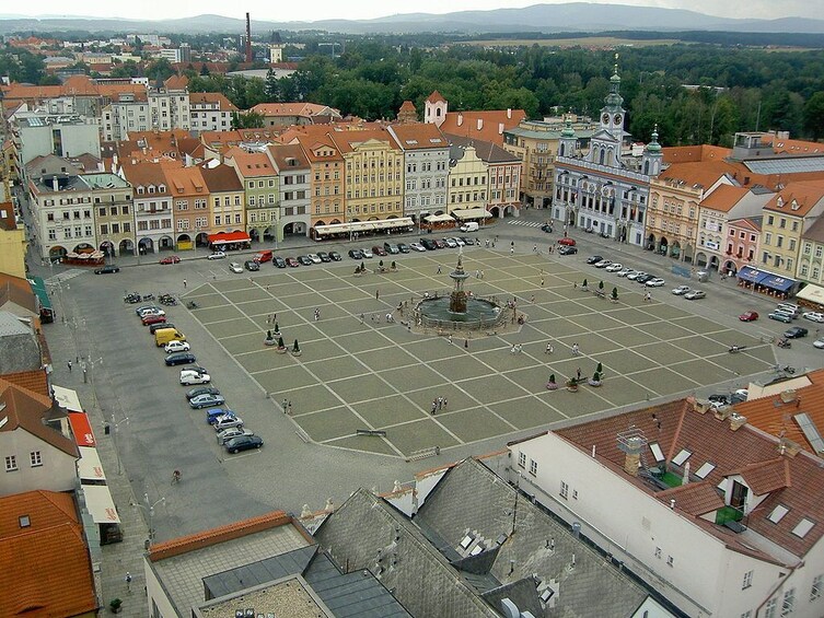 Show item 1 of 8. Walking tour of Ceske Budejovice, taste the Budweiser beer