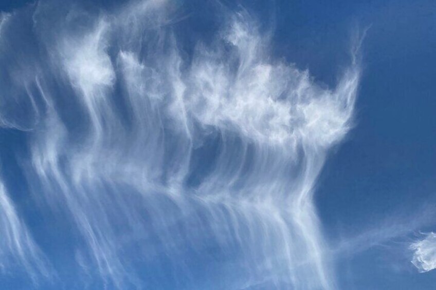 Dancers in the clouds