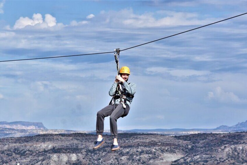 Zip Line Tour at Out of Africa Wildlife Park in Sedona (Camp Verde)