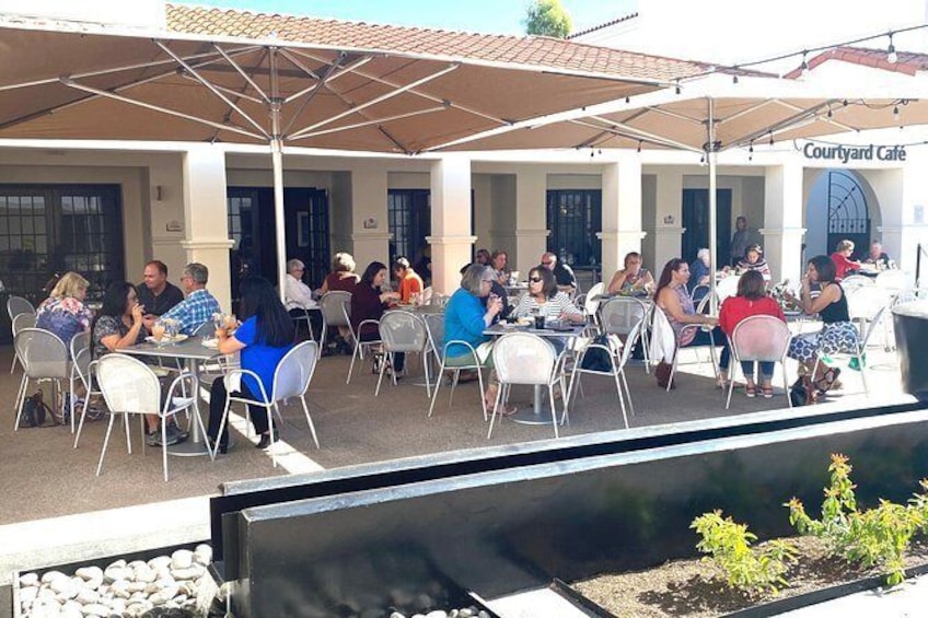 Show item 4 of 8. Courtyard Cafe at the Heard Museum is open daily from 11 a.m. to 3 p.m.