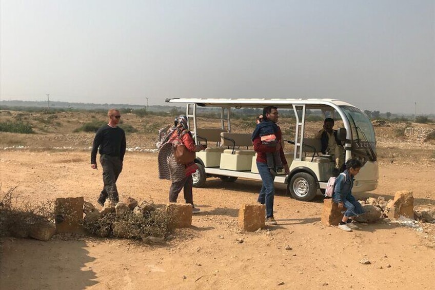 Golf Cart at Makli tombs 