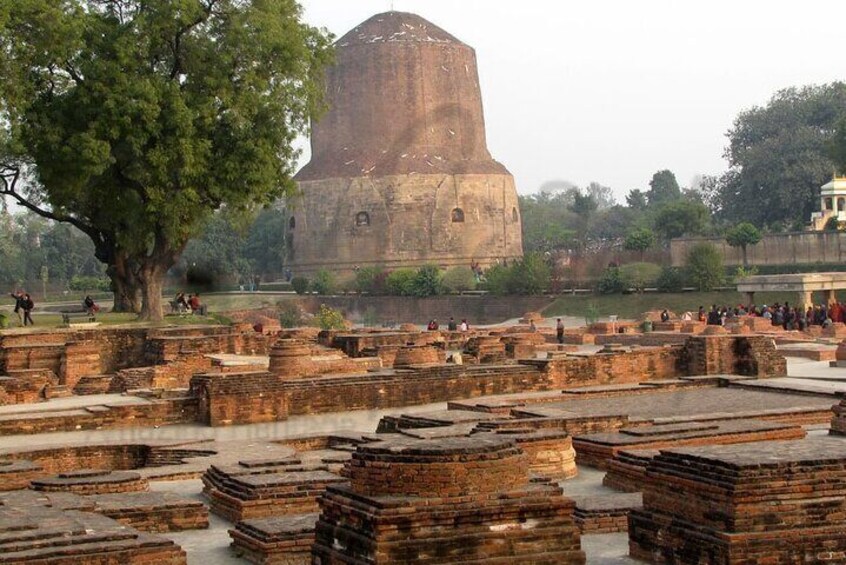 Varanasi city, Ramnagar Fort & Sarnath sightseeing with monuments entrances