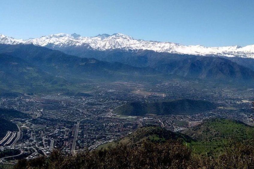 Andes mountain view