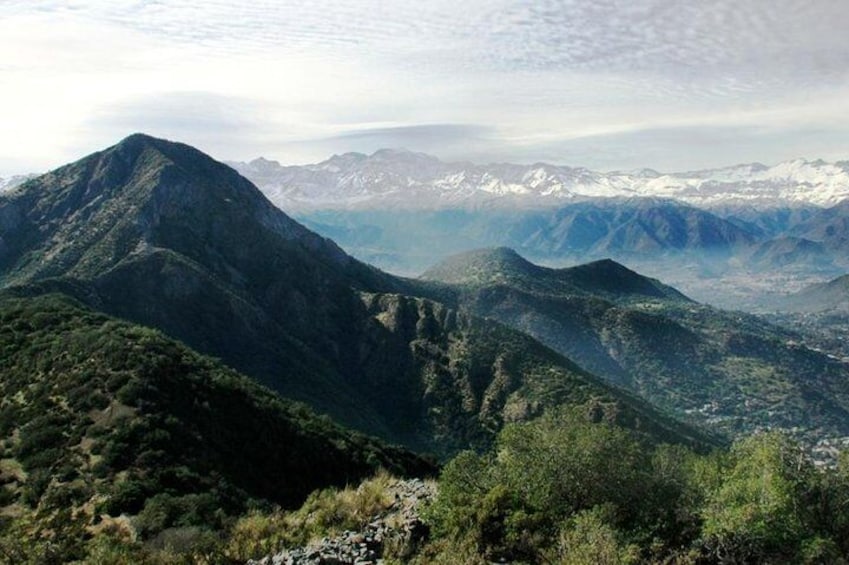 panoramic view cerro manquehue