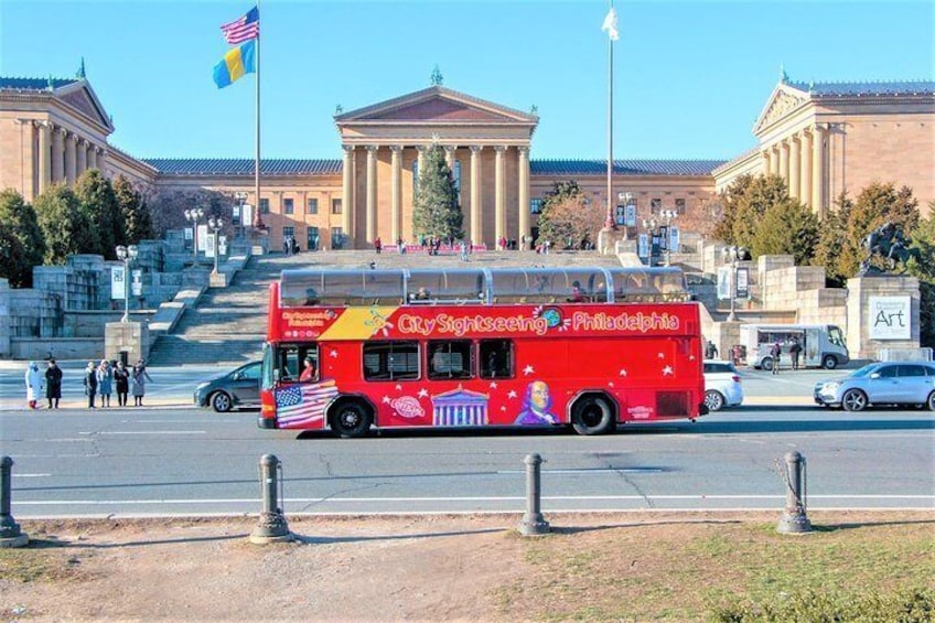 City Sightseeing Philadelphia Double Decker Hop-On Hop-Off (24, 48, 72 Hours)