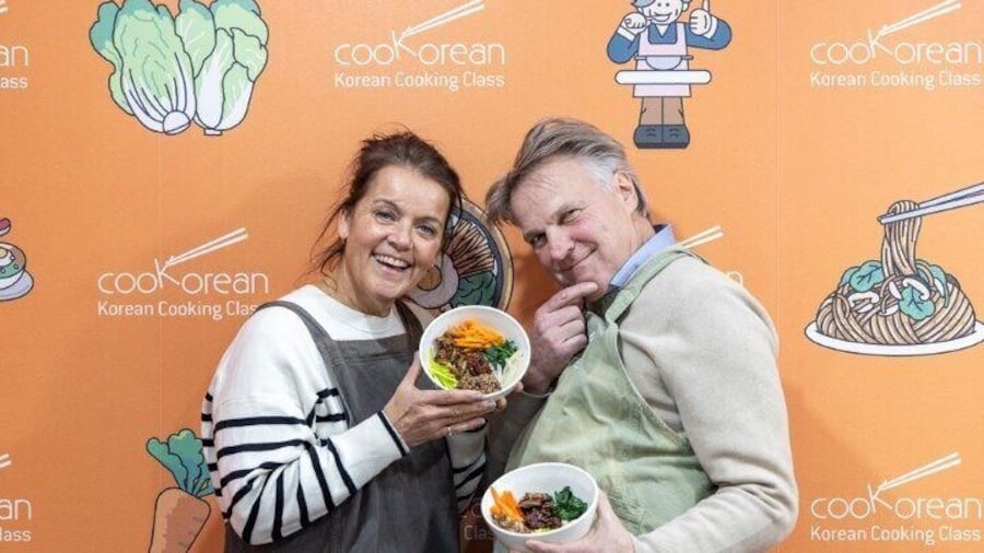Cook 3 Authentic Korean Dishes with Local Market Tour