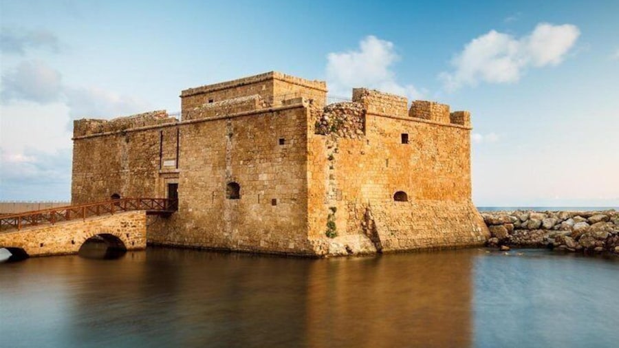 Paphos City, the castle