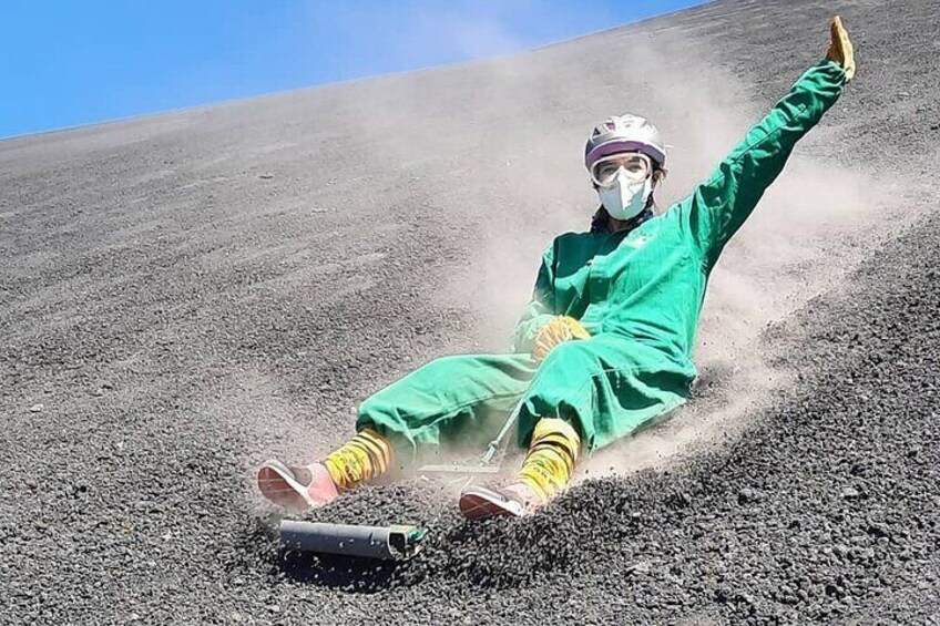 Volcano Boarding on Cerro Negro