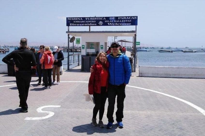 Pier of Paracas Bay