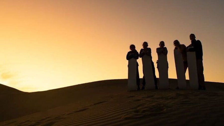 Sunset at Huacachina Desert