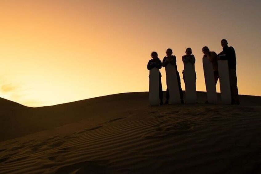 Sunset at Huacachina Desert