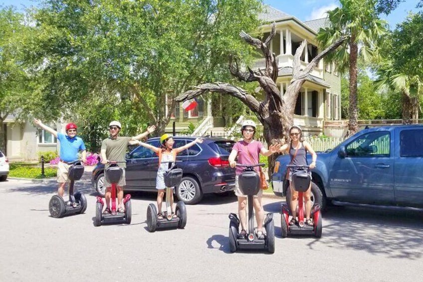 Segway Galveston Tree Carvings Tour