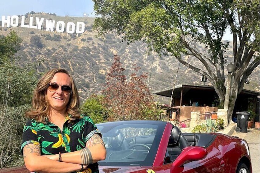 30-Minute PRIVATE Ferrari California Driving Tour To Hollywood Sign