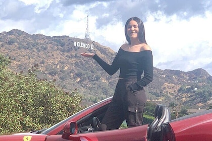 30 minuten durende privé Ferrari-rit naar Hollywood Sign