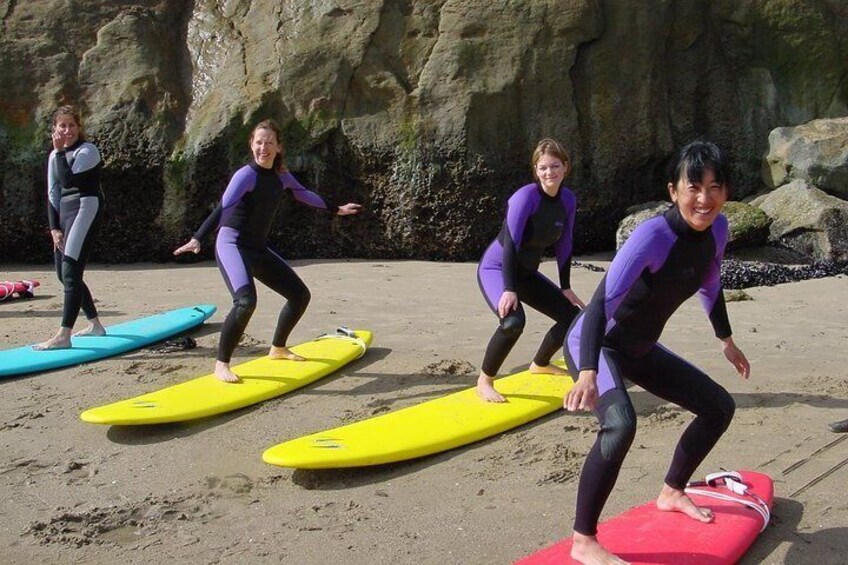 Beginner Surf Lesson in Santa Cruz