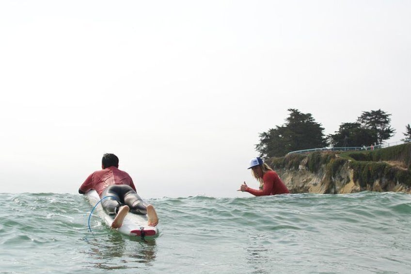 Beginner Surf Lesson in Santa Cruz