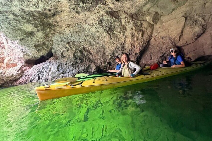 Experience Emerald Cave while paddling at your own convenience! 