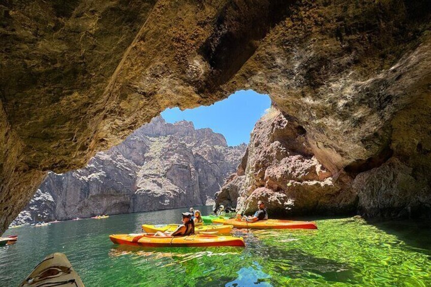 Experience Emerald Cave while paddling at your own convenience! 