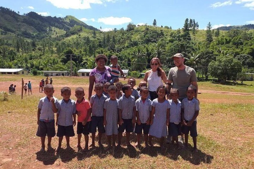 Spend time at a remote local school
