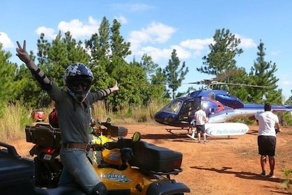 ATV Quad Bike and Helicopter Adventure Tour to Remote Village (Departs Nadi...
