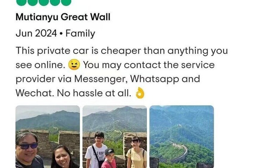 JinShanling Great Wall Sunset/Day Private English Guided Tour 