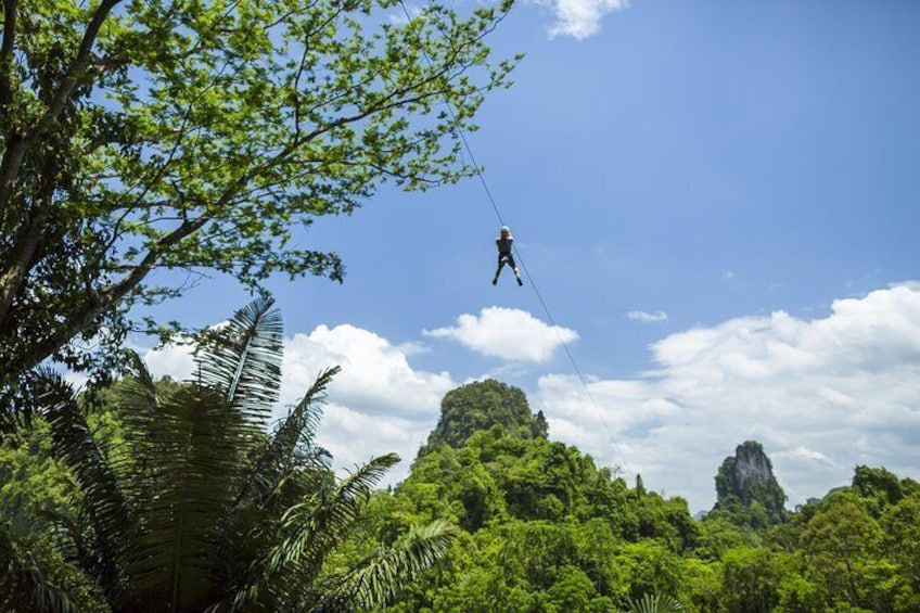 Krabi 2-Hour Zipline Adventure