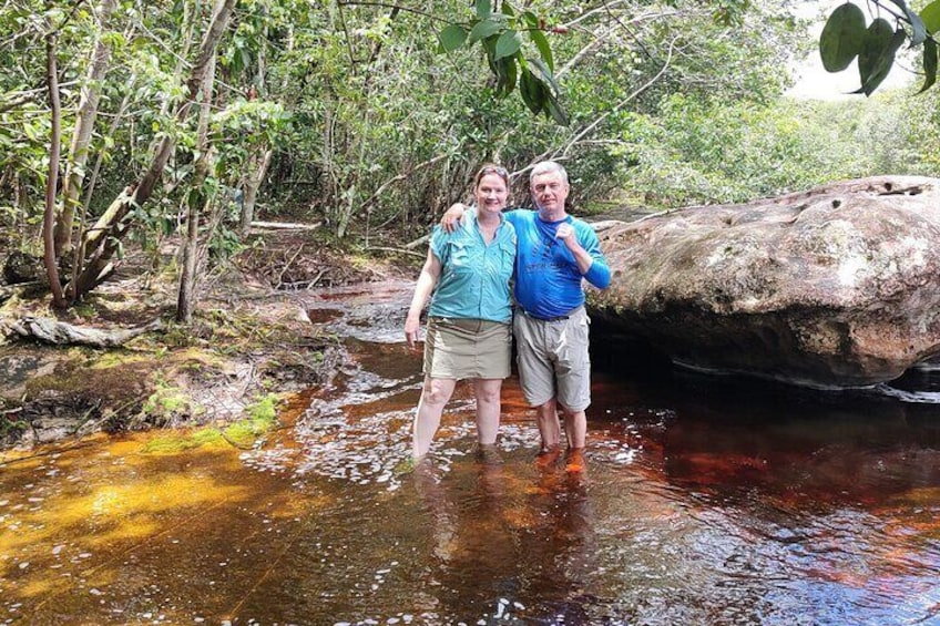 Tourists at the trails