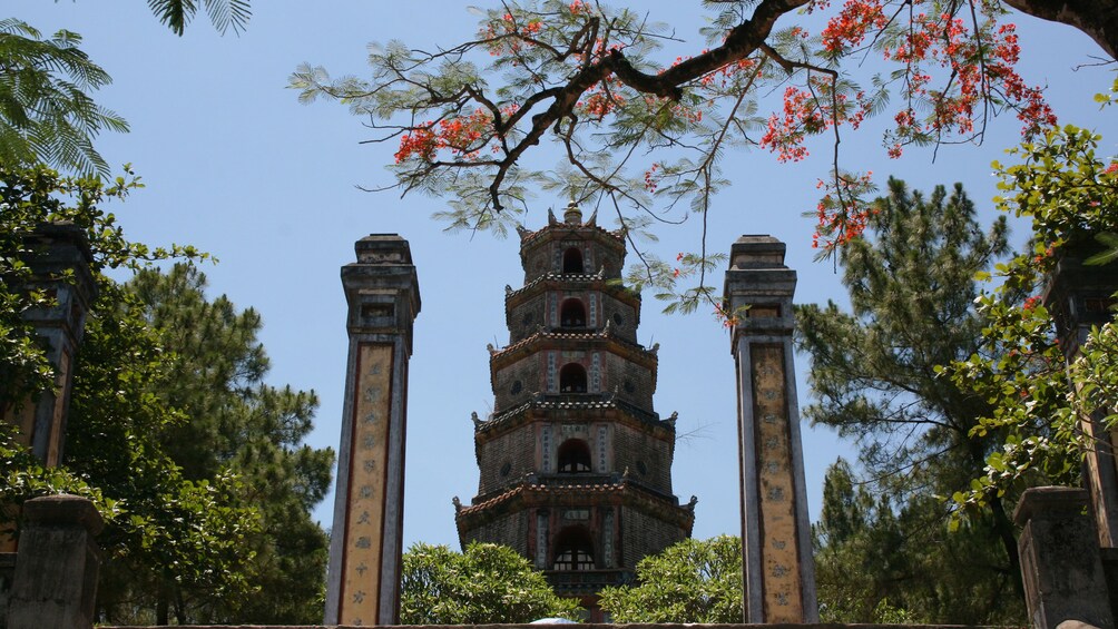 Gate leading to a pagoda in Ho Chi Minh
