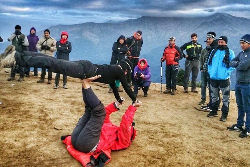 yoga in Poon hill 