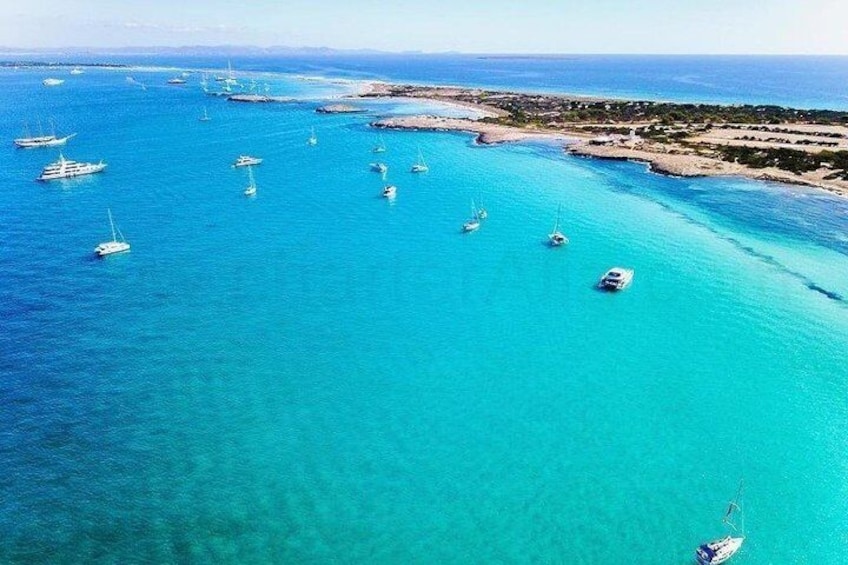 The gorgeous beaches of Formentera