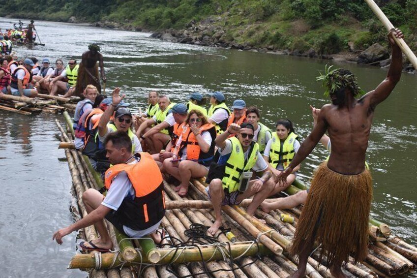 Bamboo Rafting the Navua River