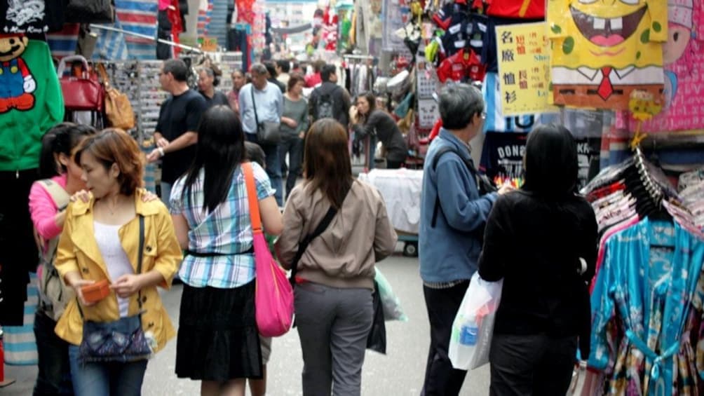 crowded street  near Guangzhou