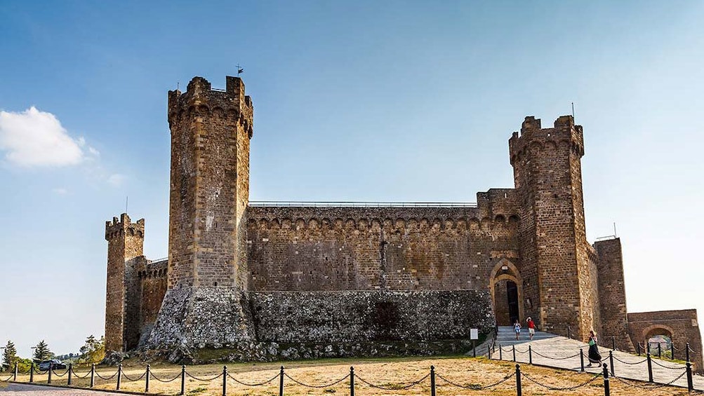 old stone castle in Siena