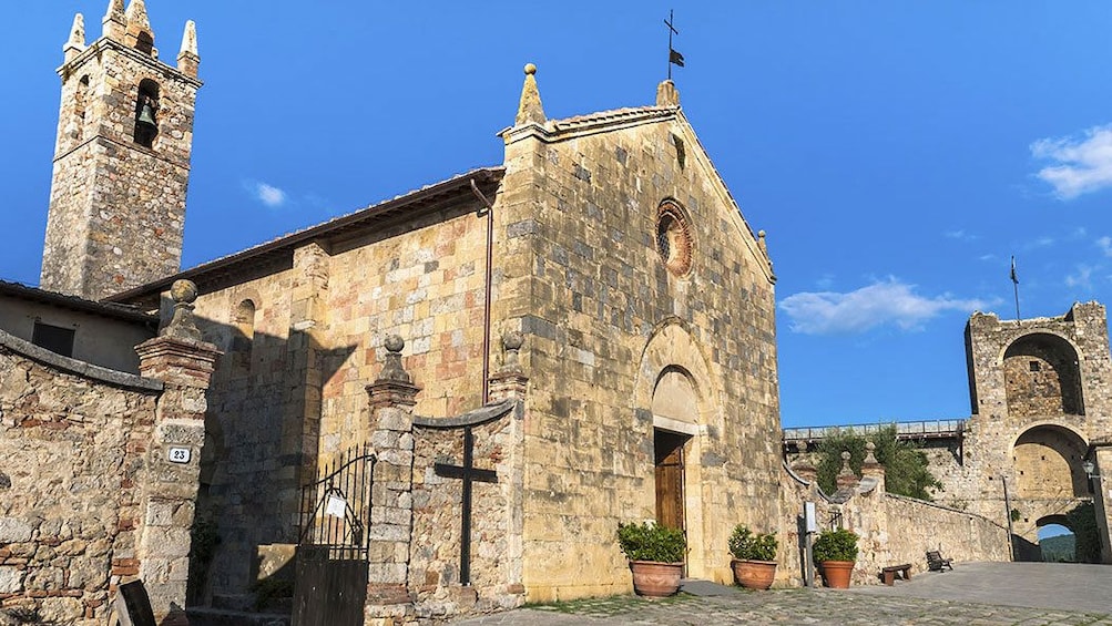 old stone church building in Siena