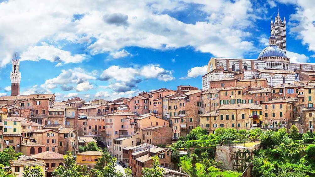 taking a stroll in the city of Siena