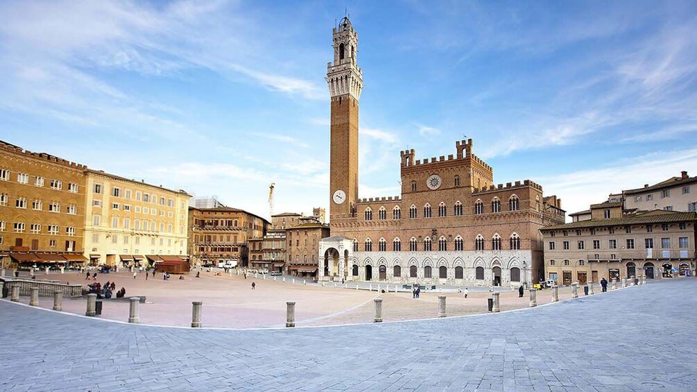 open outdoor space at the Piazza del Campo in Siena