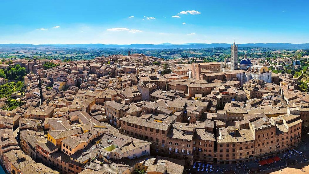 circular city plan in Siena
