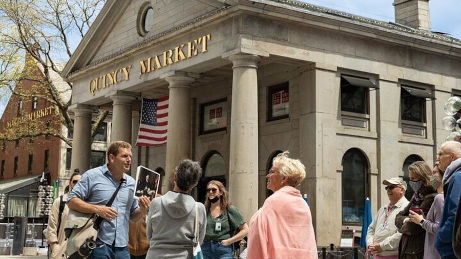 Built-in 15-minute break at Quincy Market.